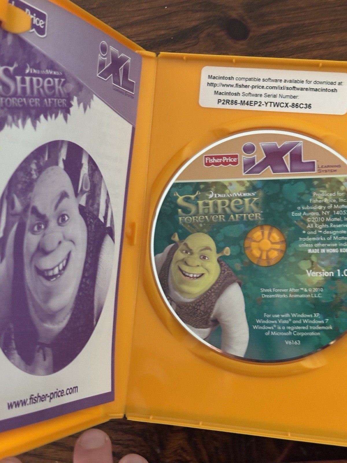 Fisher Price iXL Software Lot 3 Games Batman Shrek Penguins Learning System Gift