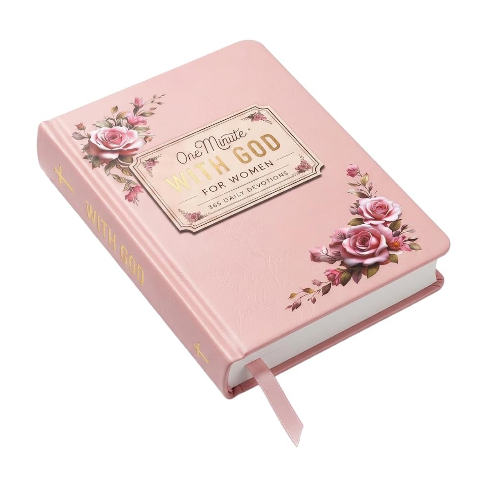 One Minute with God for Women: 2026 Daily Devotional 4.72 x 6.69 inches, Pink