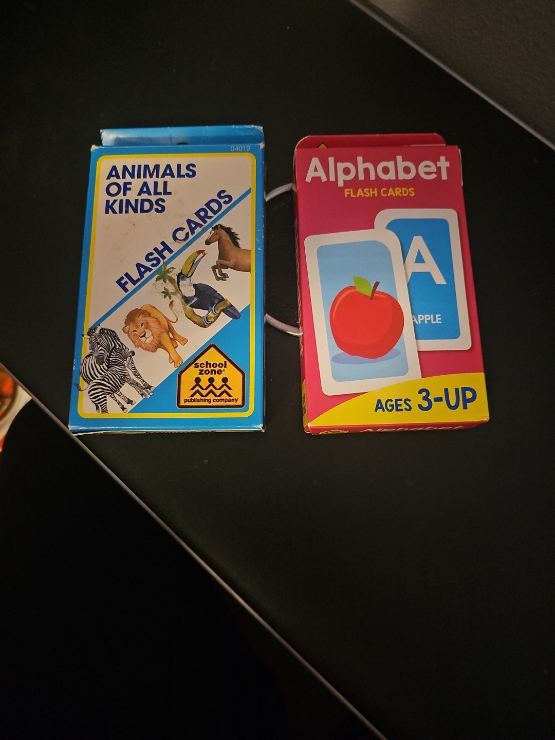 Set Of 2 Flash Cards For Ages 3 And Up