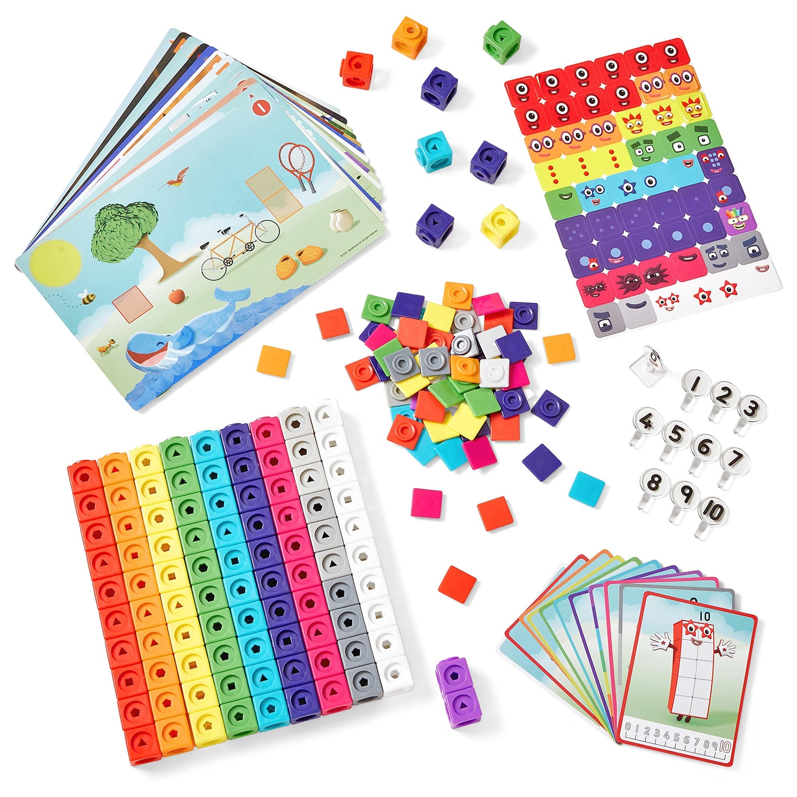 Numberblocks MathLink Cubes Activity Set Learning Toys for Kids Ages 3-5