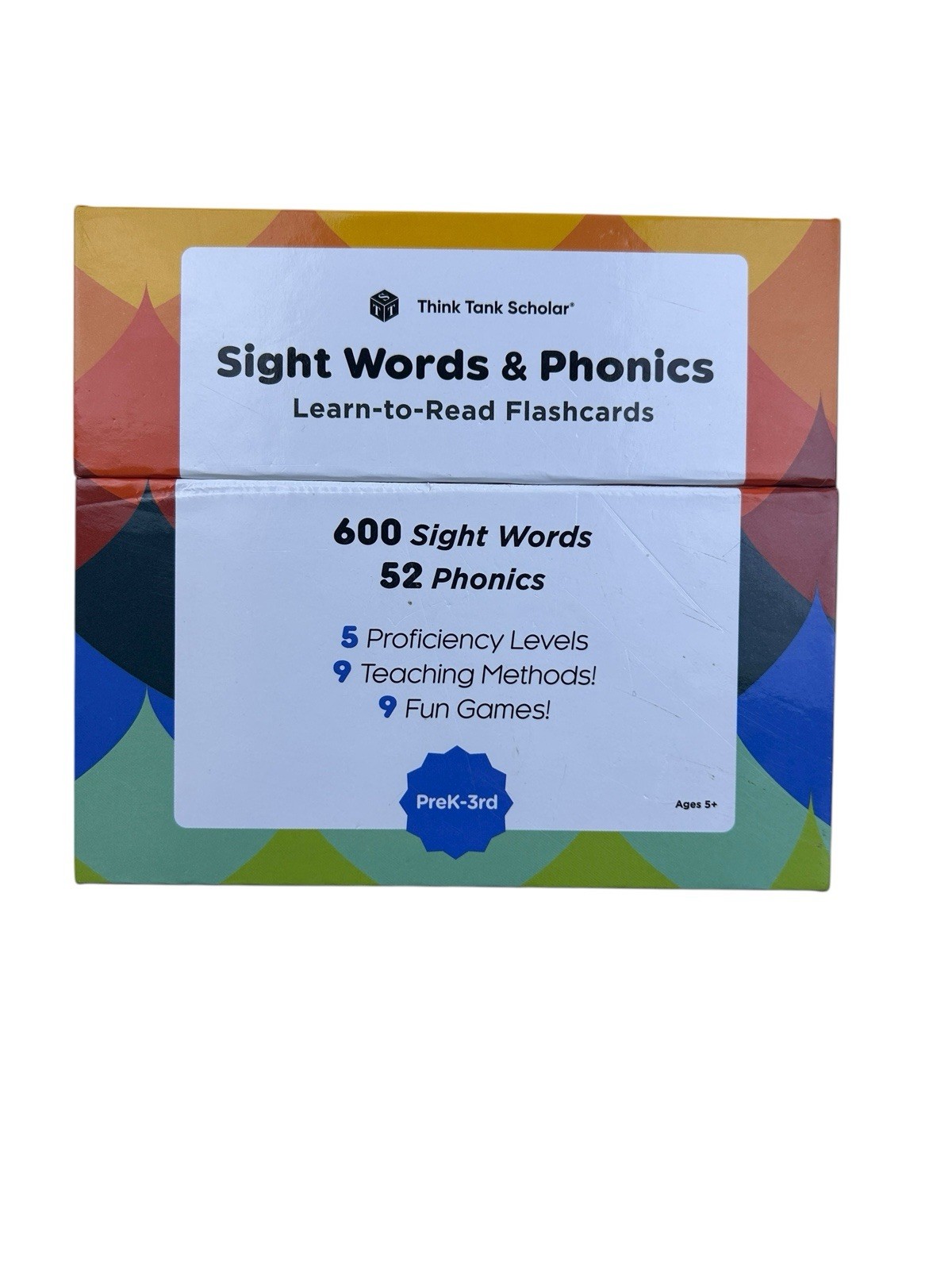Pre K Thru 3rd Cards Sight Words And Phonics Think Tank Scholar