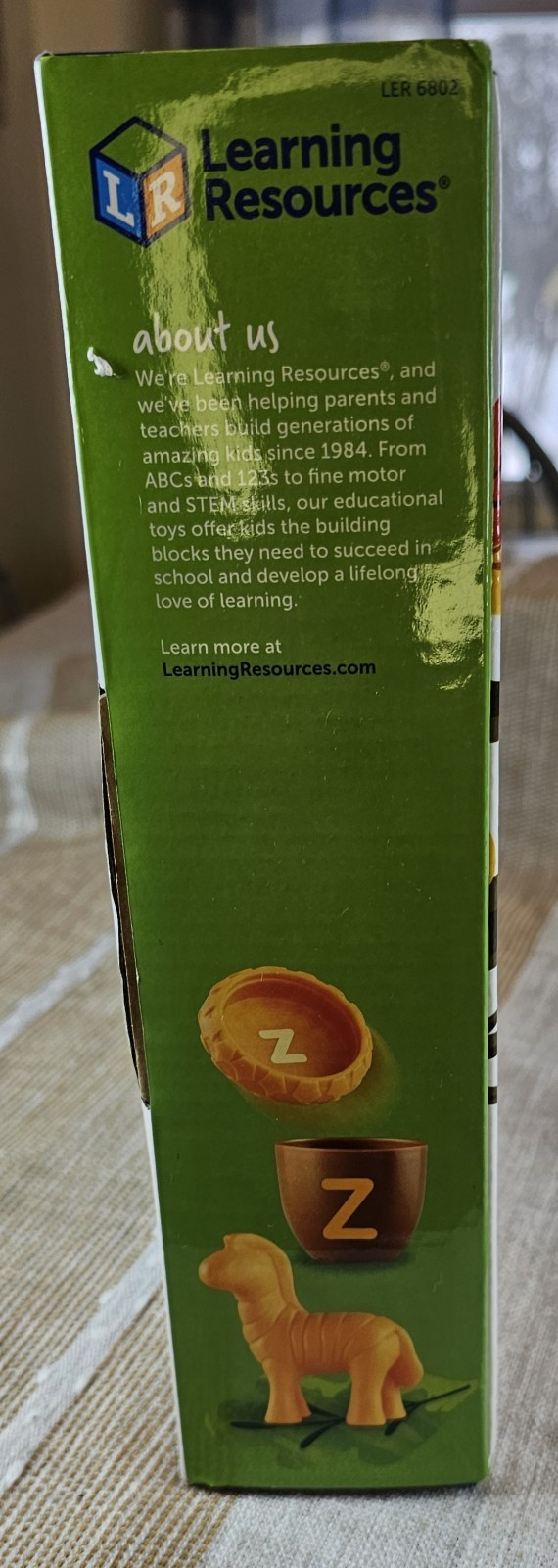 Learning Resources Alphabet Acorns Activity Set, 78 Pieces, Homeschooling New
