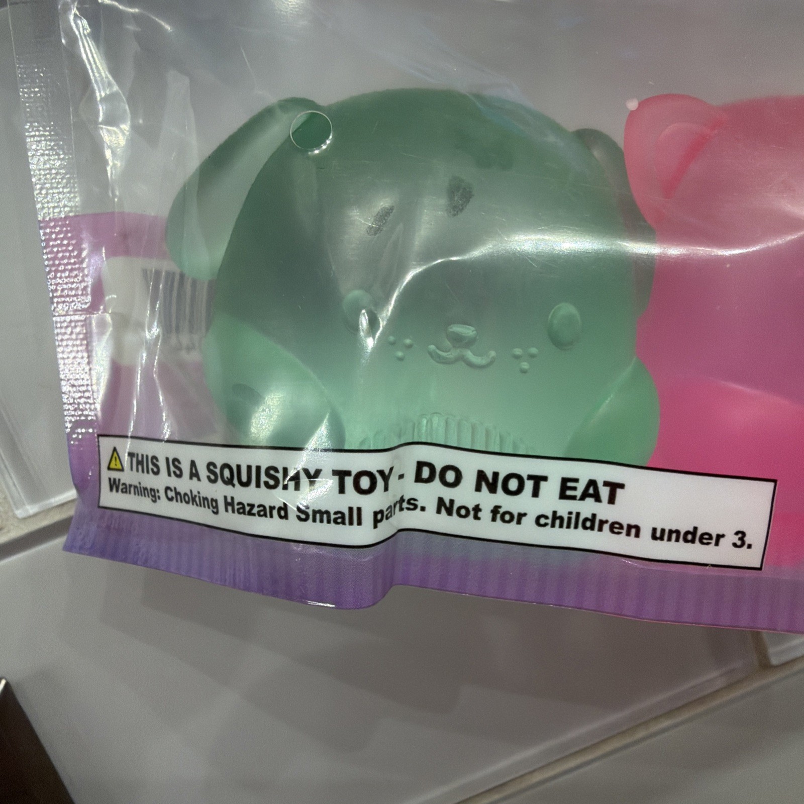 Super Duper Sugar Squisher Mini Animals puppies & kittens green pink squishy