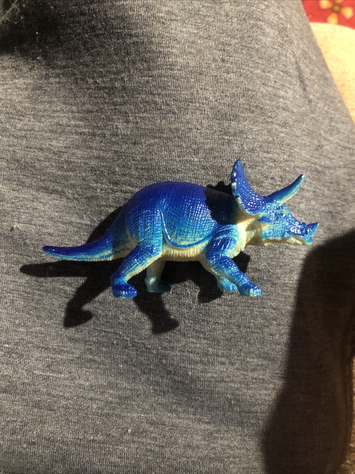 Blue Triceratops Dinosaur Toy Dinosaur