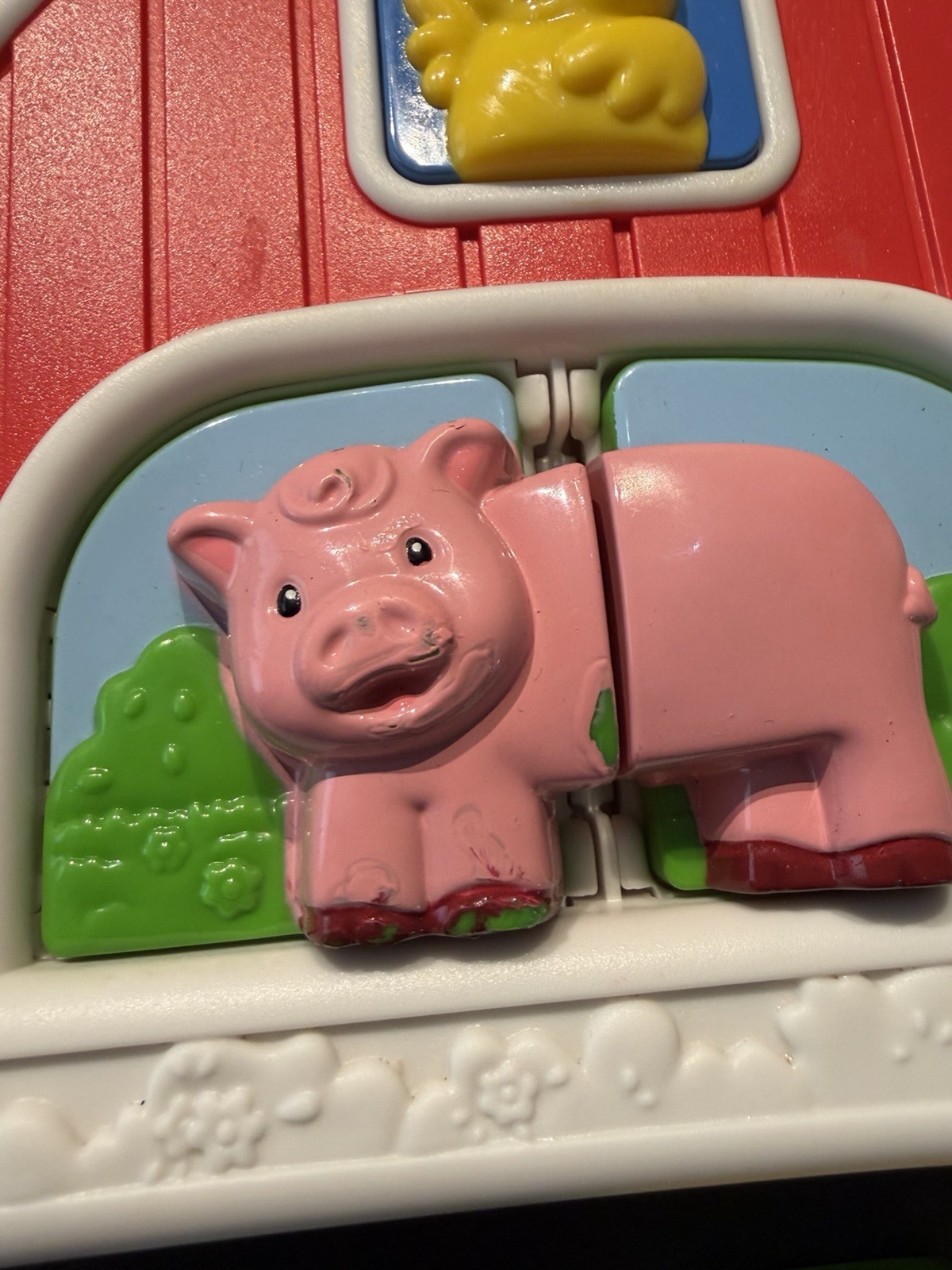 LeapFrog Fridge Farm Animal Puzzle Barn Magnetic Learning Toy Complete Tested