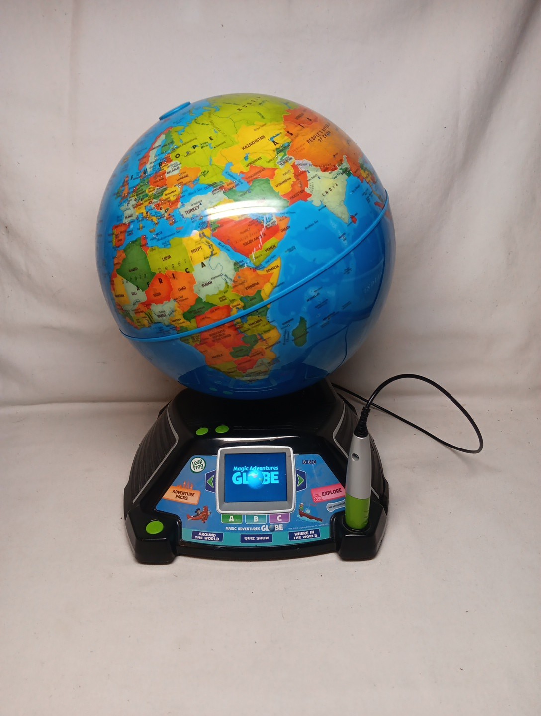 LeapFrog Magic Adventures Globe 2.8″ Video Screen BBC Videos Interactive Games