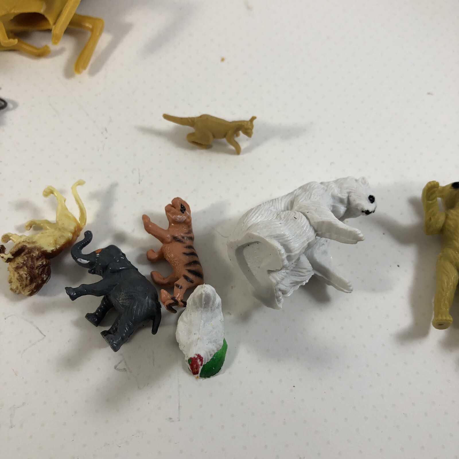 Vintage Toy Animals Mixed Lot of 25 Monkeys Bears Polar Bears 1970s