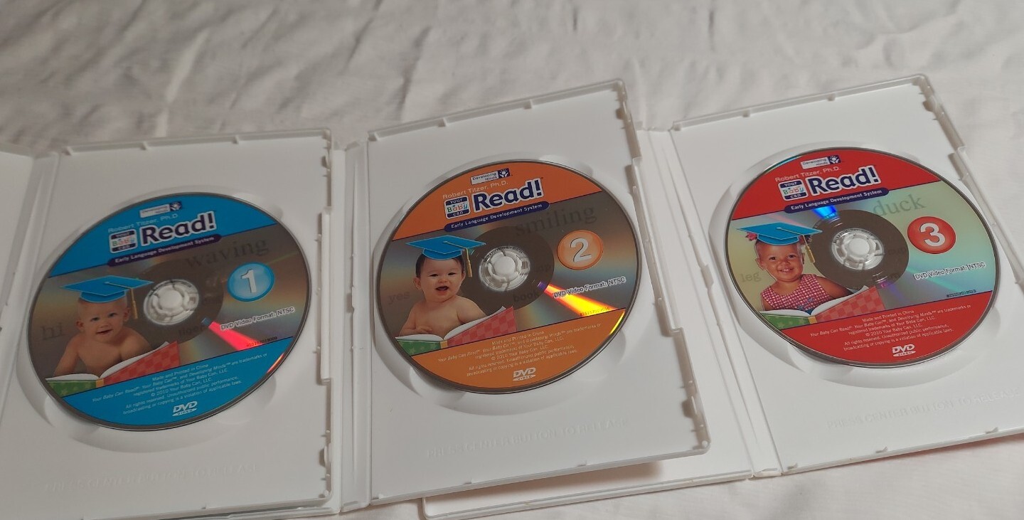 Your Baby Can Read Early Language Development System Set Of 3 Cd’s