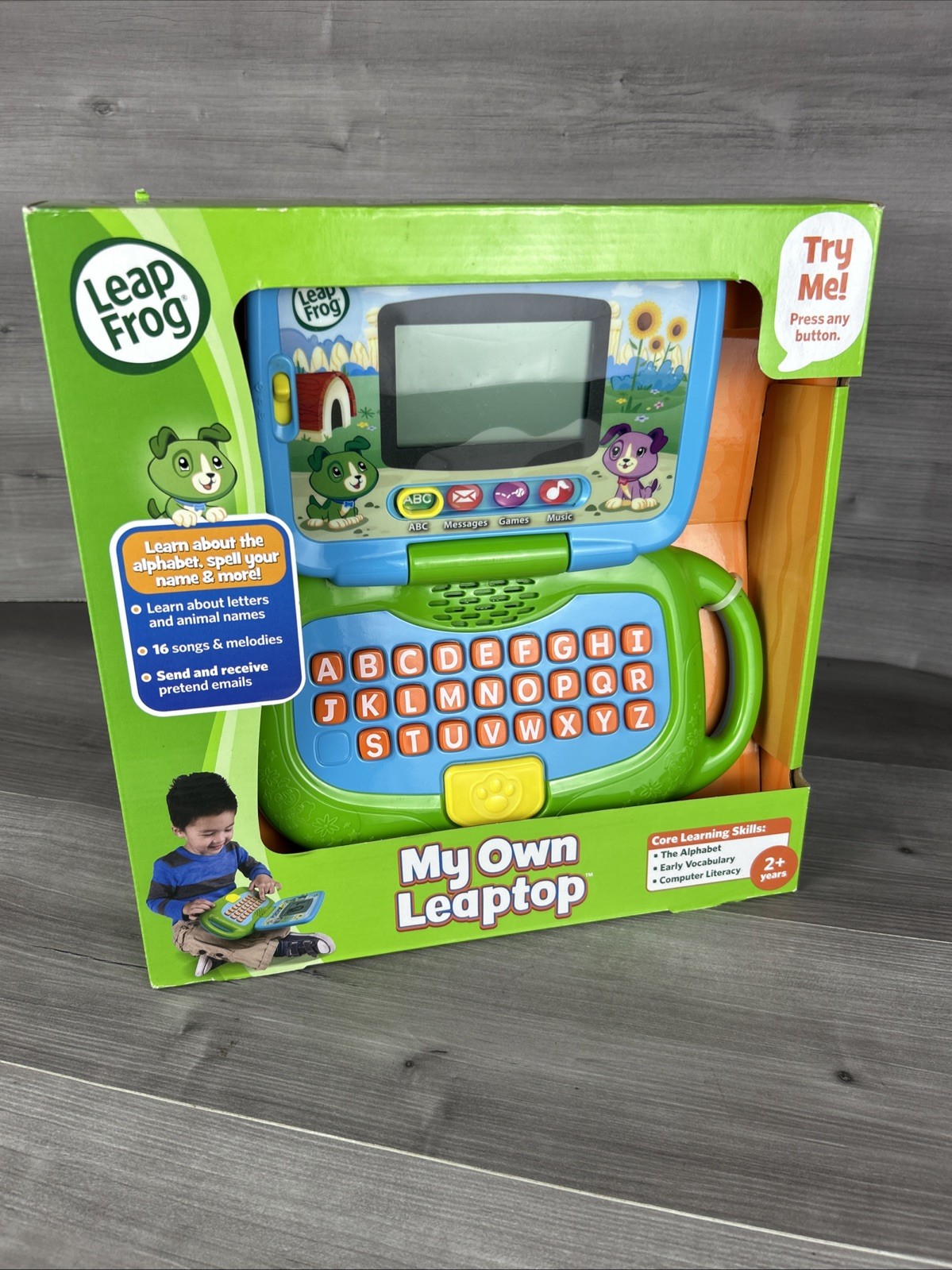 LeapFrog My Own Leaptop Kids Infant Toddler Laptop Learning Alphabet Toy New NIB