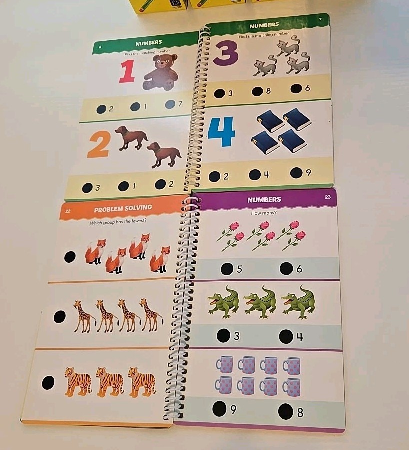 Educational Insights Hot dots Jr Lot Complete. Pre-K Math Shapes Phonics Colors