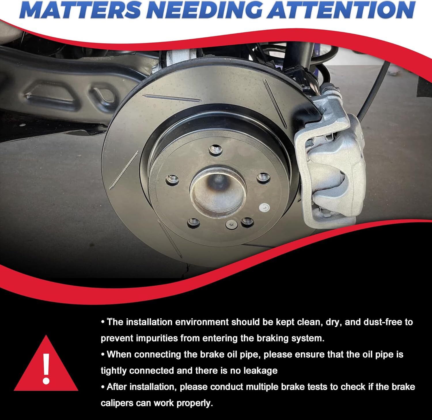 Front Disc Brake Calipers Assembly Compatible with Ford F-250/F-350 Super Duty