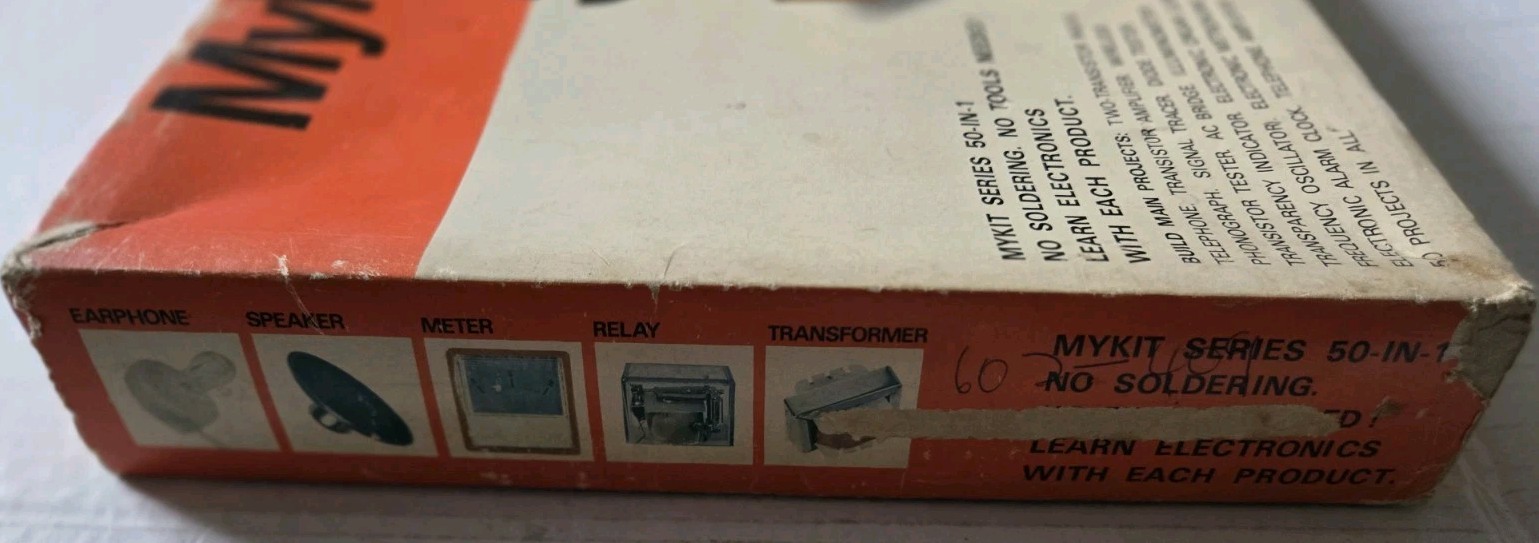 Vintage MYKIT Series 50-IN-1 Electronic Project Kit No. 2981