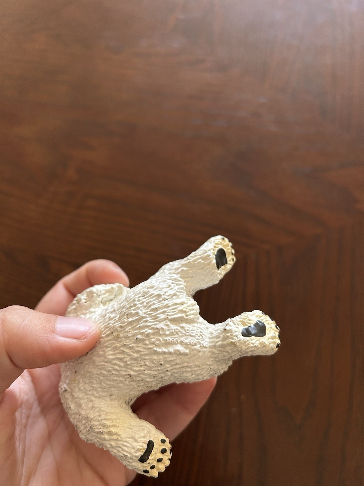 Safari Ltd Vanishing Wild Polar Bear Cub Baby 1990 VTG