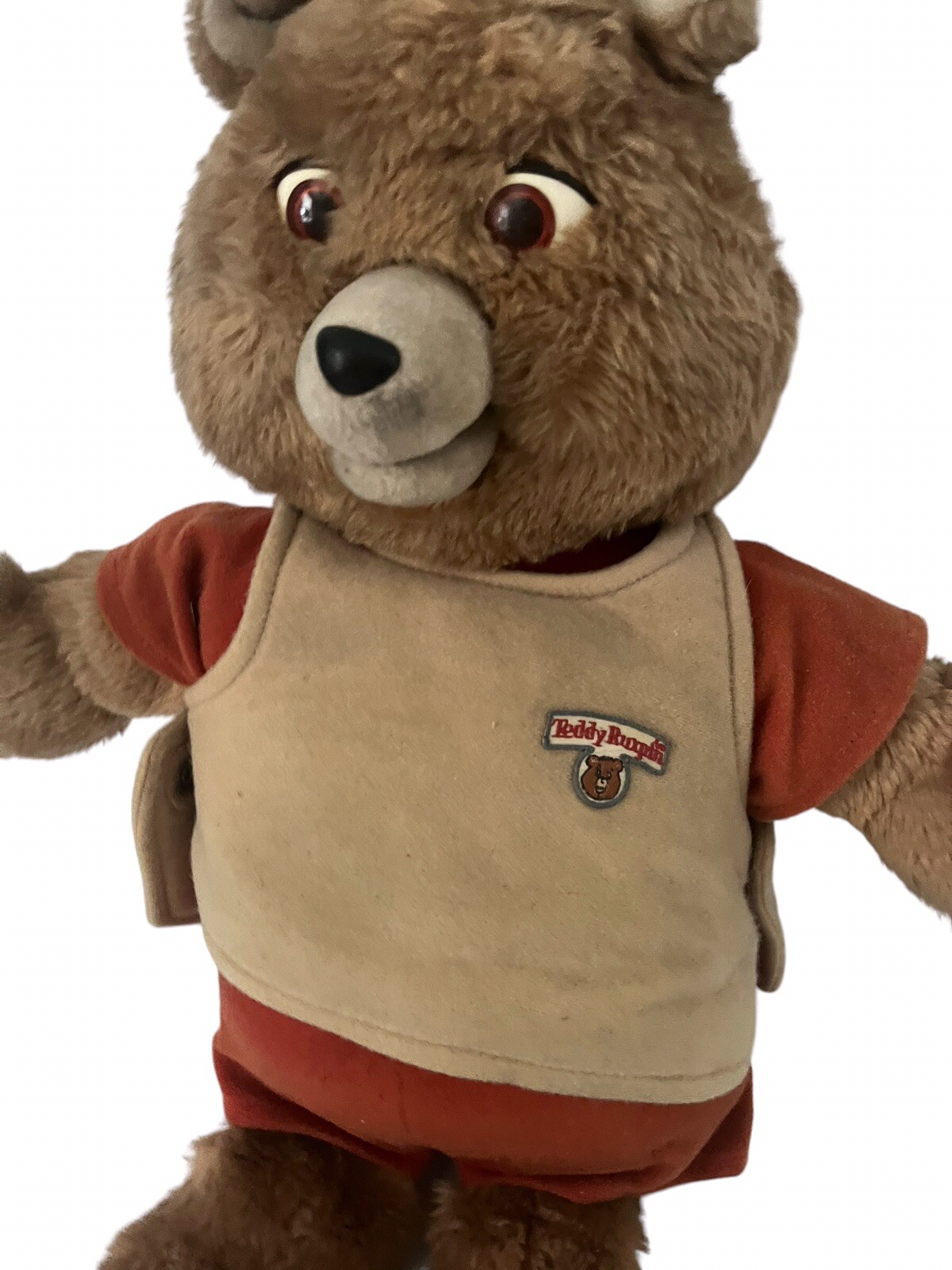 Vintage 1985 Teddy Ruxpin W/ Cassette Player (Untested) Bear Plush