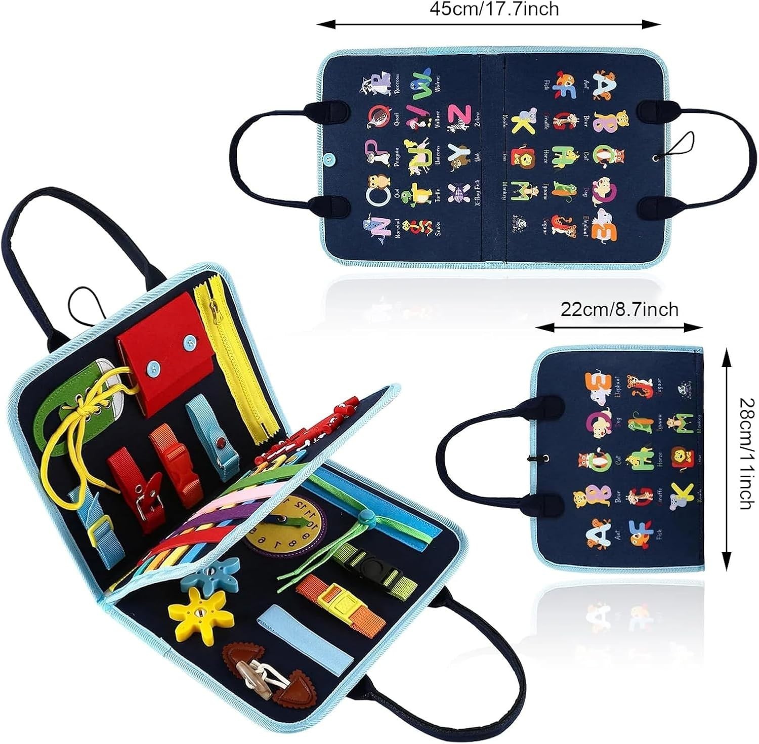 Fidget Busy Board for Dementia Alzheimer’s Adults, 23 Therapeutic Activities