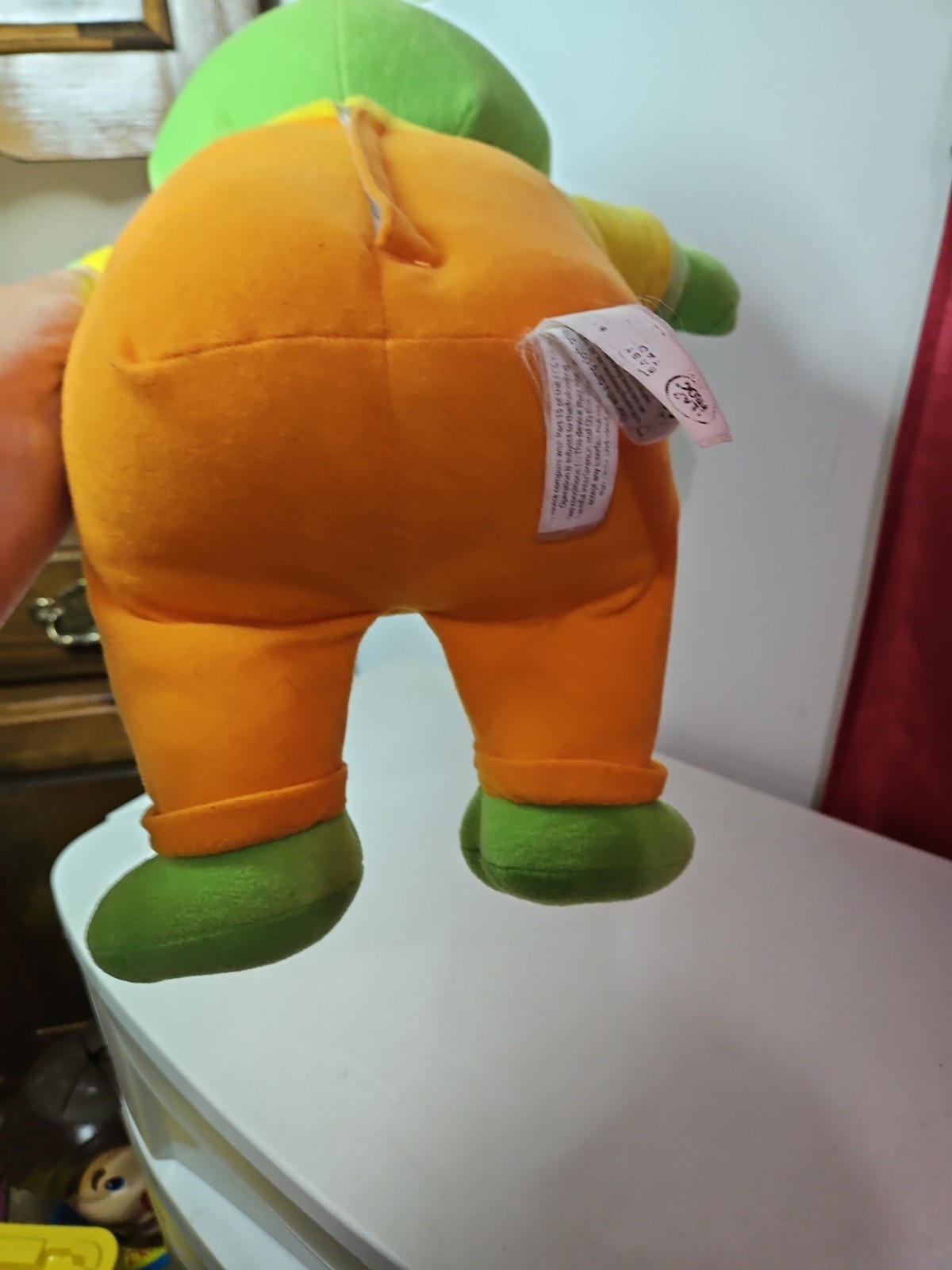 LeapFrog Hug & Learn Baby Tad Interactive Plush 2001 Tested Talks Sings Works