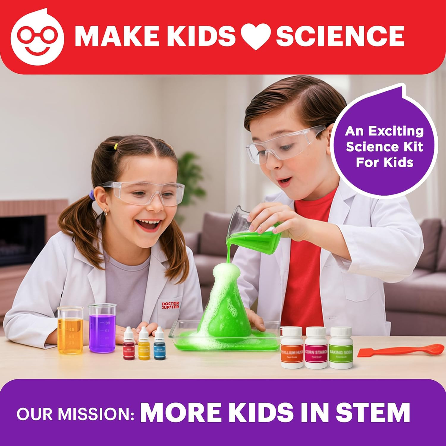 My First Science Kit for Kids Ages 4-5-6-7-8 | Birthday Gift Ideas for 4+ Year O