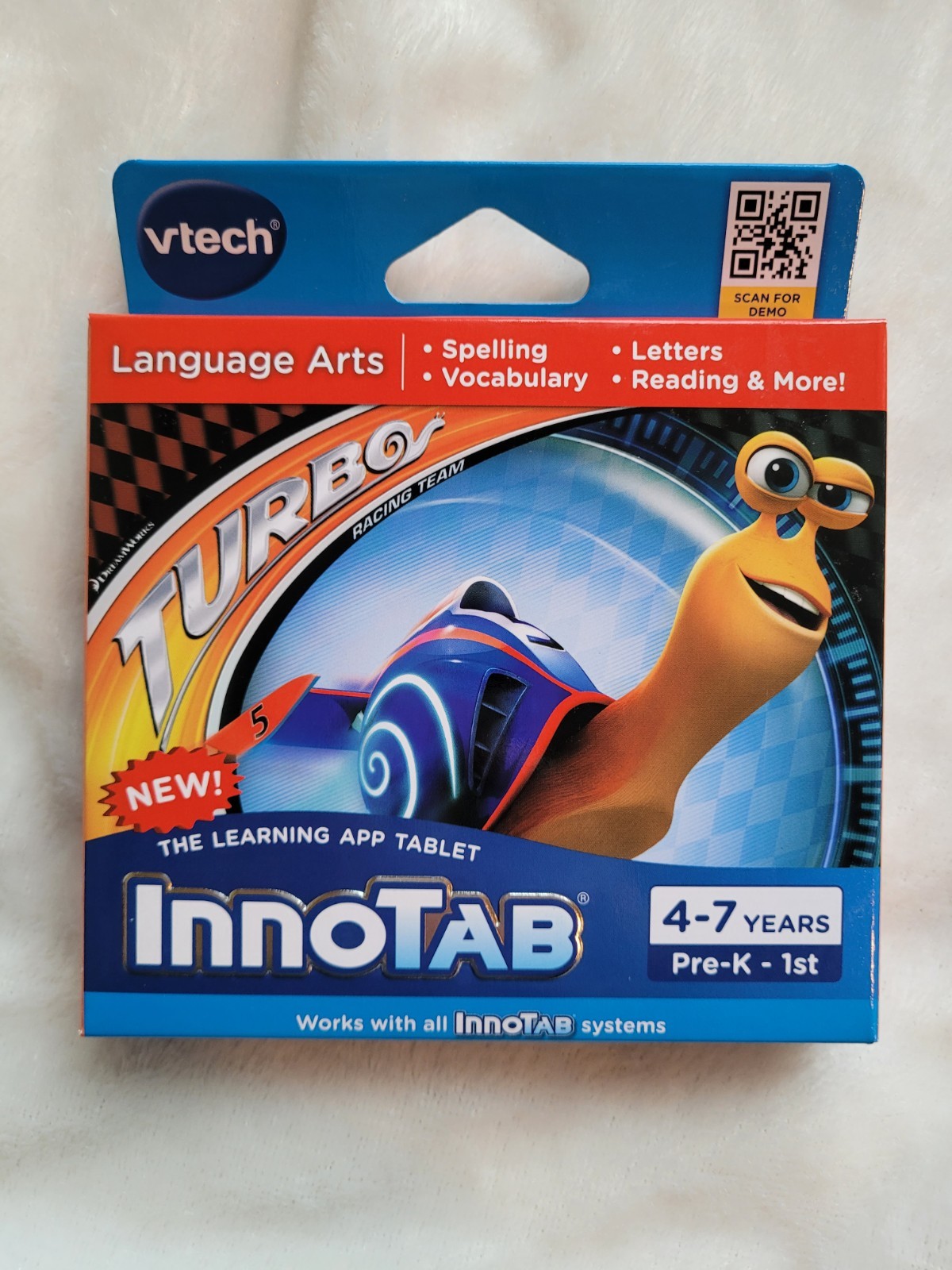 Vtech InnoTab Games Set of 3 *NEW* Hello Kitty, Monsters University, Turbo