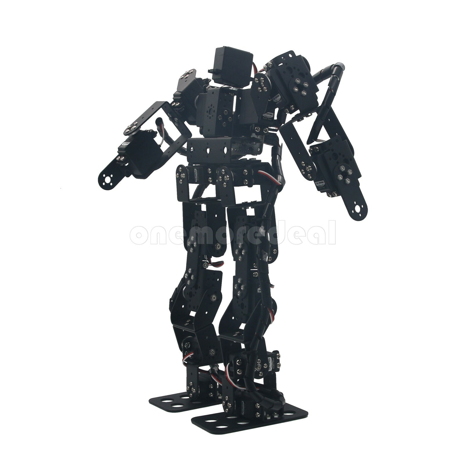 Biped Robotic Educational Humanoid Robot Kit 17DOF Servo Bracket Ball Bearing US