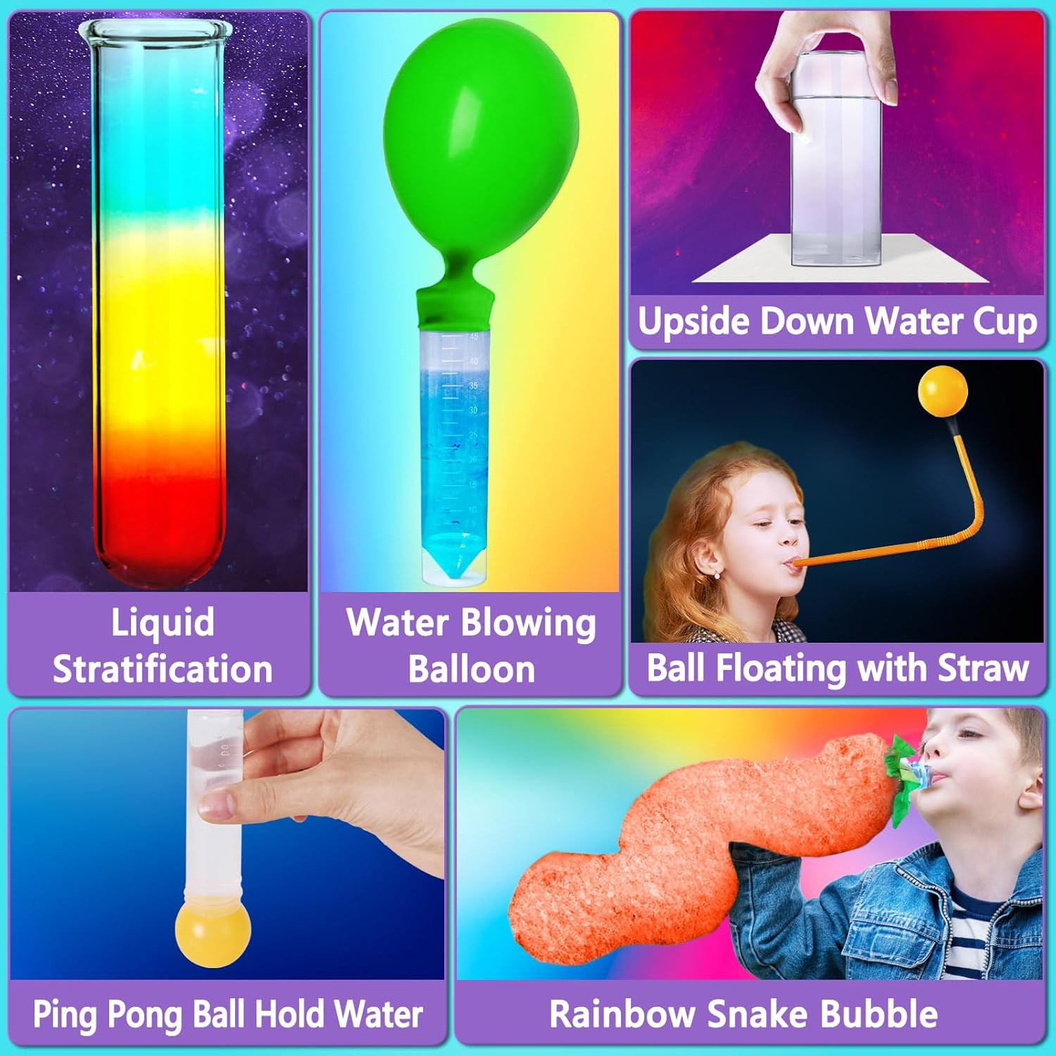 70+ Experiments Science Kit for Kids, Chemistry Set, Educational Toys Gifts Idea