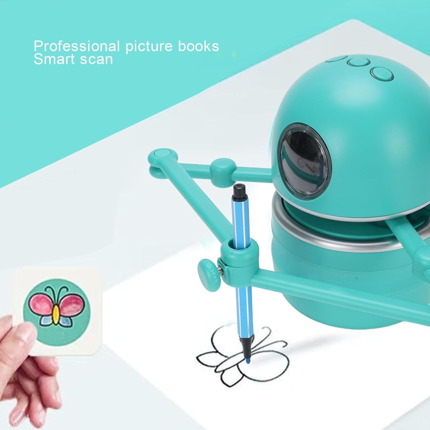 Interactive Educational Smart Drawing Robot Automatic Kids Painting Learning Toy