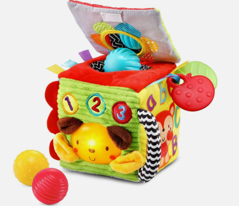 VTech Soft and Smart Sensory Cube (English Version), Multicolor