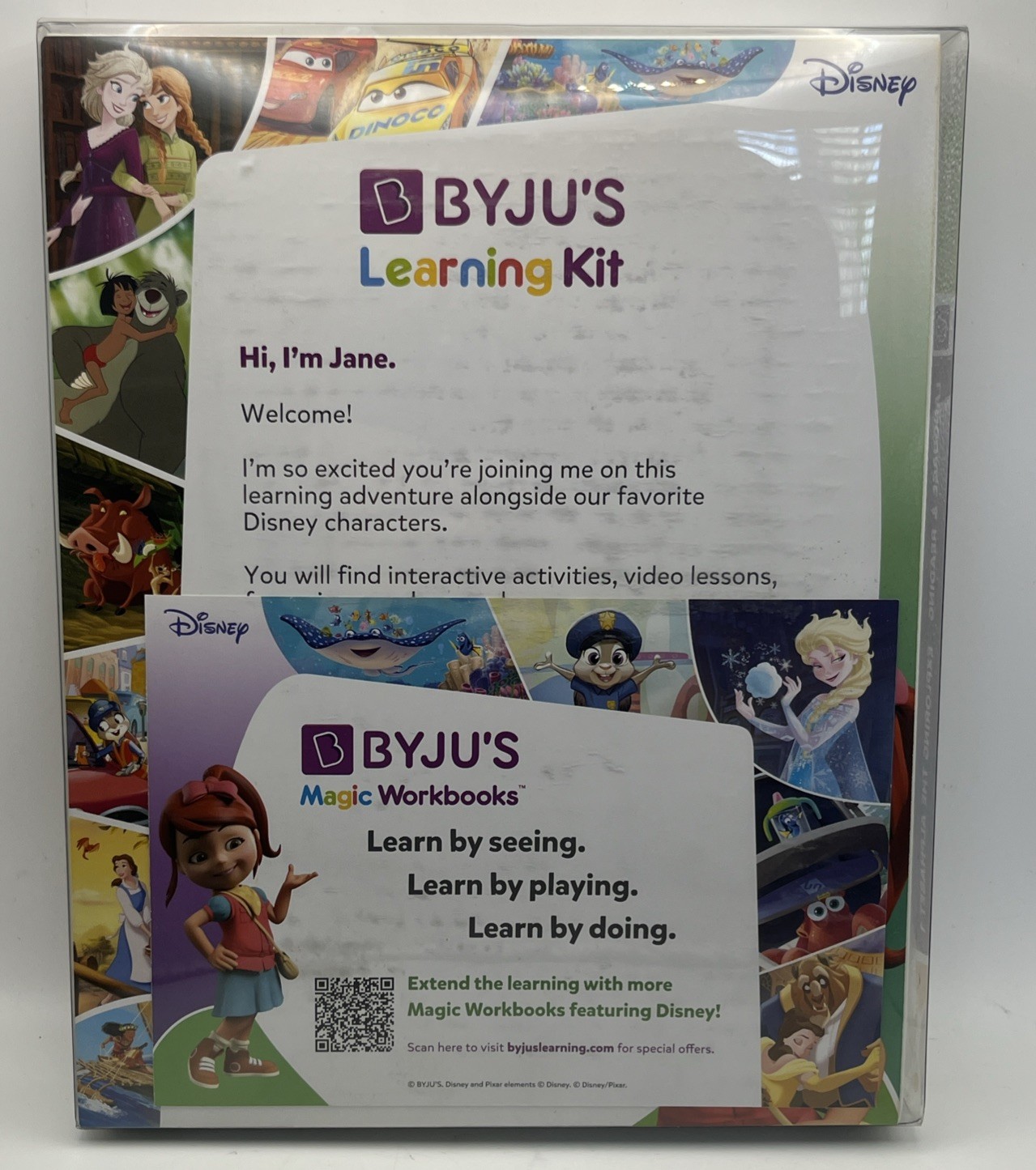 BYJU’S Disney Princess Magic Workbooks Alphabet Vol 2 Ages 4-7 Osmo Powered