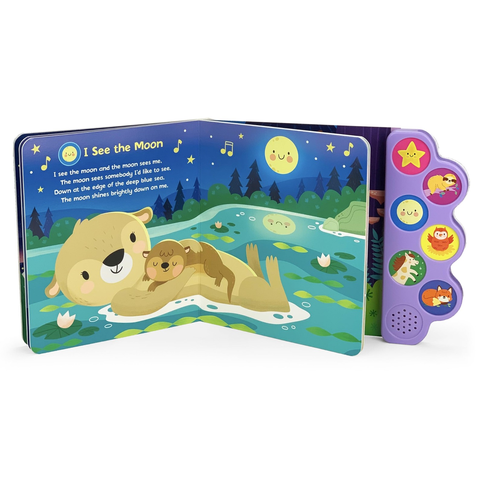 Baby’s First Bedtime Songs – Children’s Song Board Book with 6 Sing-Along…