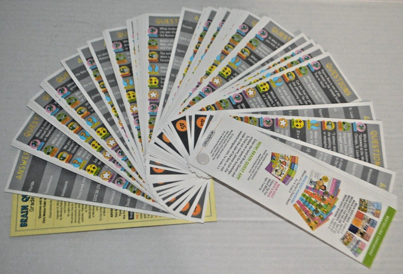 Brain Quest 6th Grade Ages 11-12 Both Decks Included Revised 4th Edition