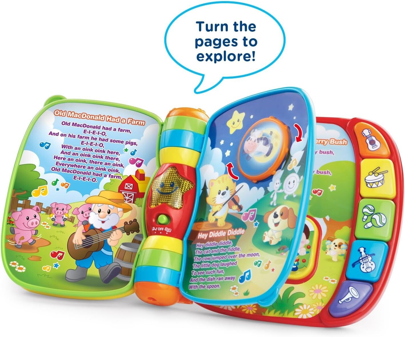 Interactive Musical Nursery Rhymes Book for Kids 6 Months – 3 Years Old