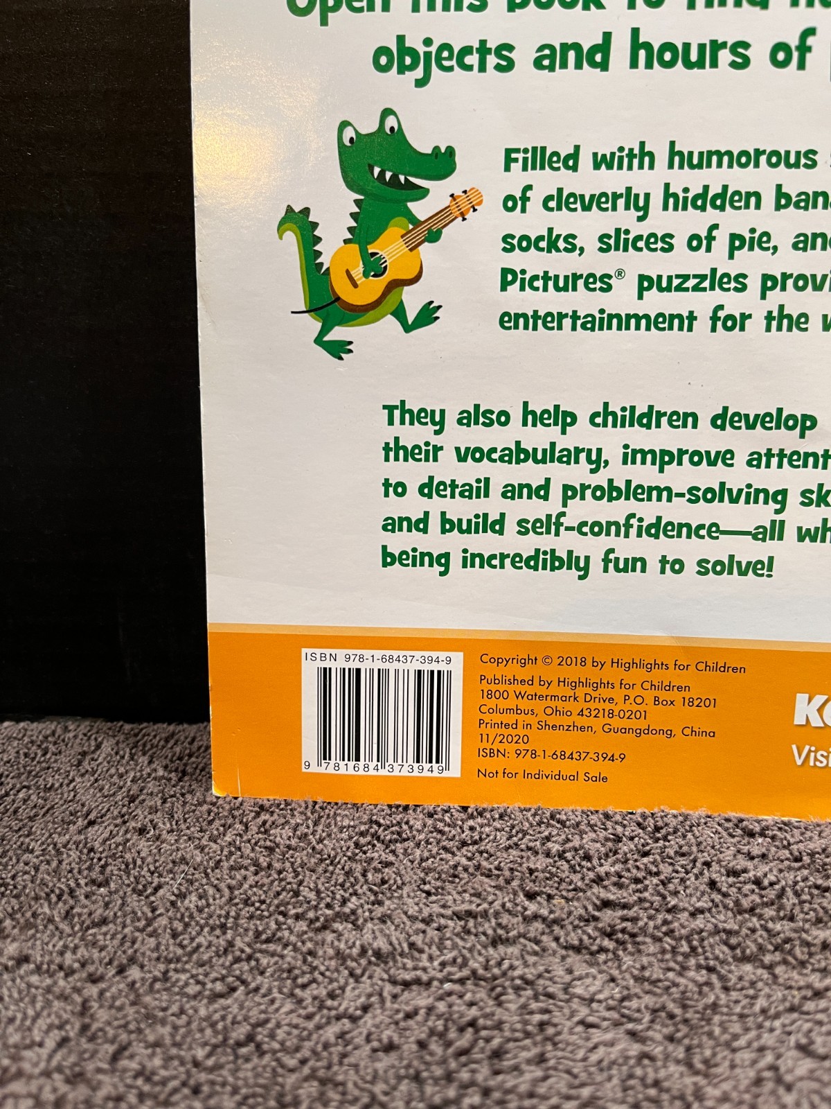 NEW Lot Of 7 Highlights My First Hidden Pictures Puzzle Books