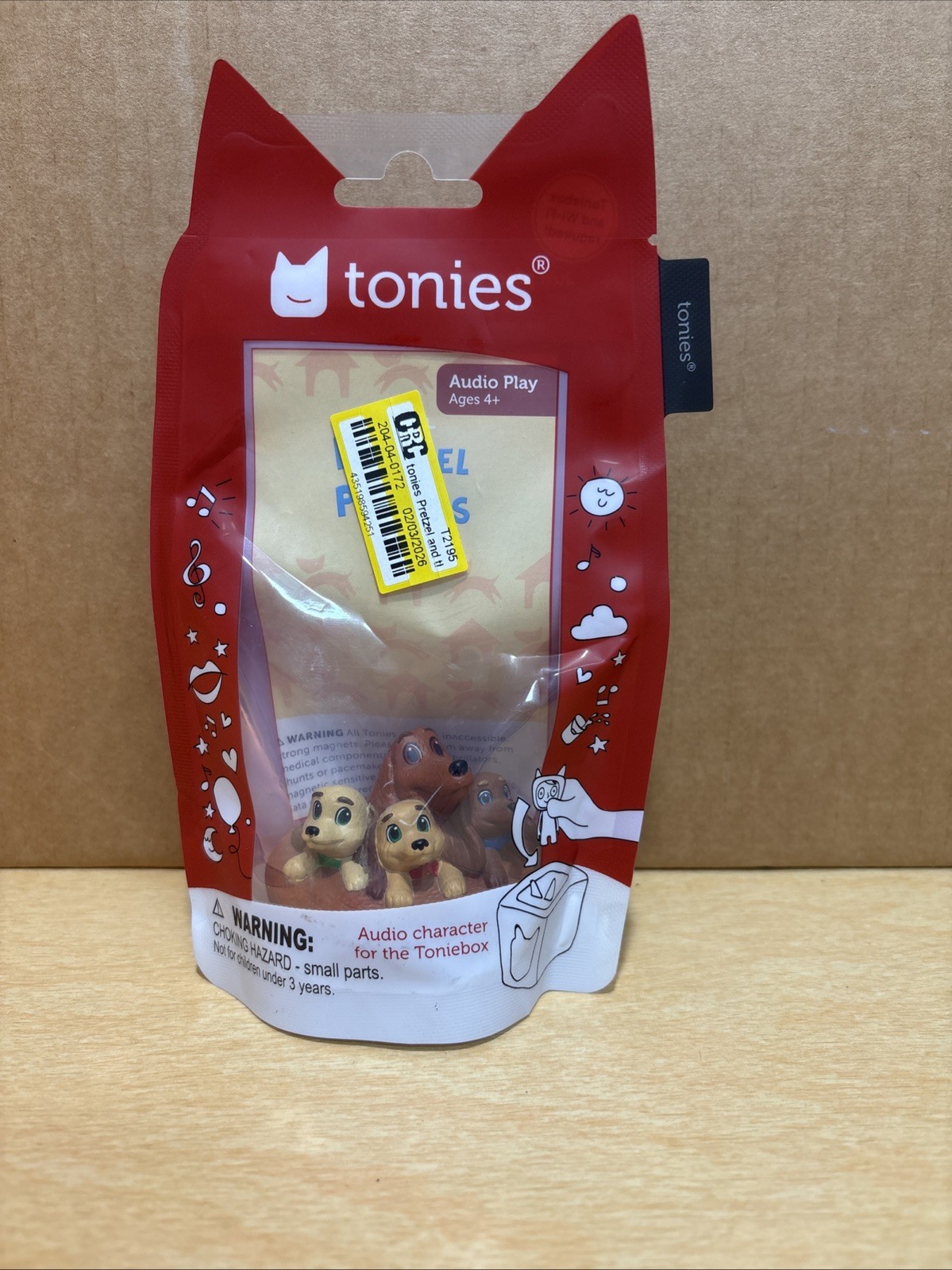 Tonies Pretzel and the Puppies Tonie Figurine New In Sealed Bag