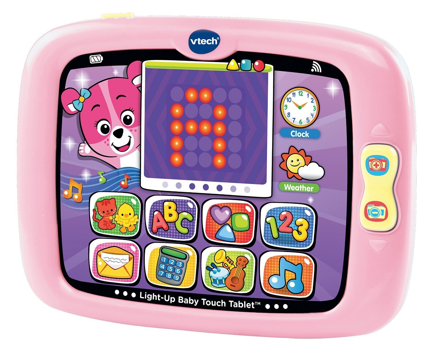 VTech Light-Up Baby Touch Tablet, Pink 8.1″ x 6″ x 1.2″,