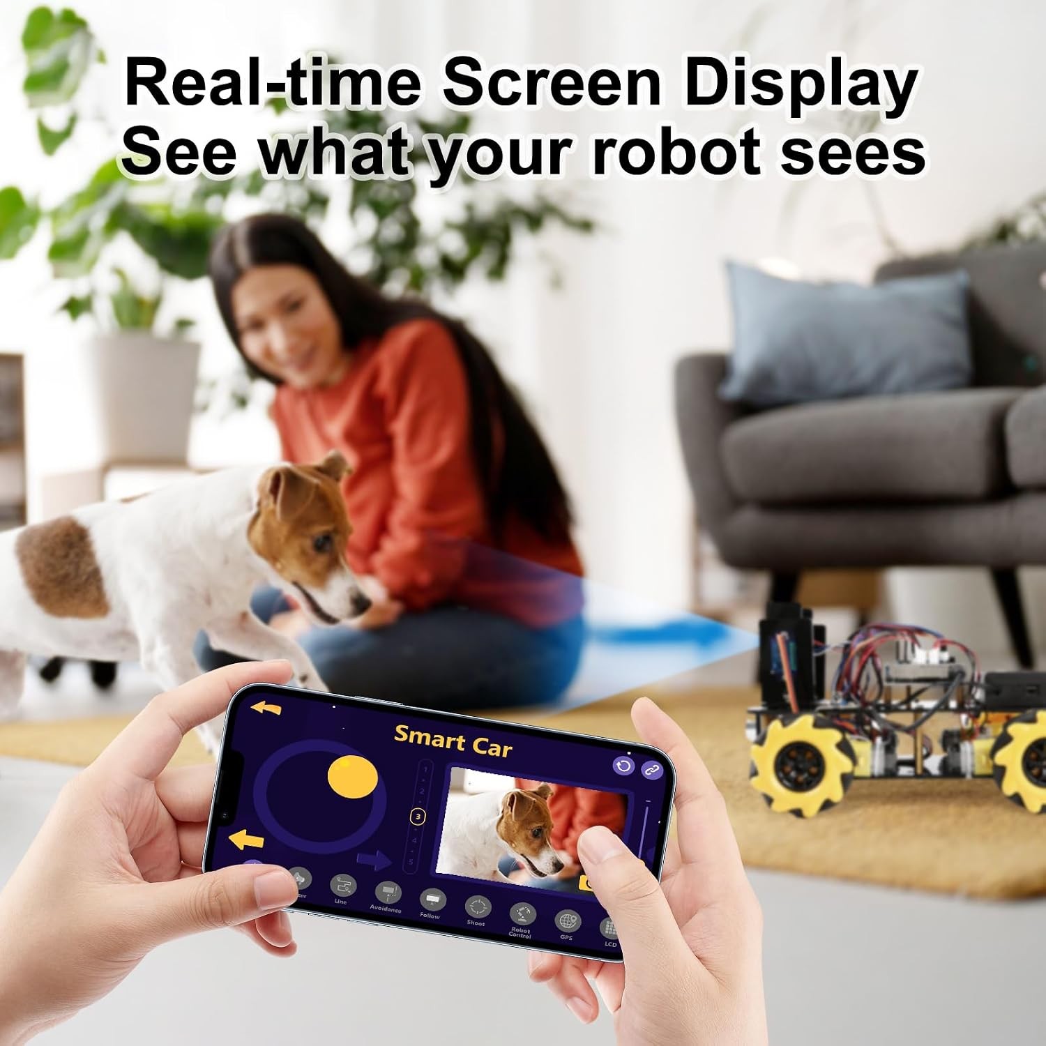 Robotics Kit for Kids Ages 8–12 12-16, ACEBOTT Smart Robot Car Kit with 3MP Came