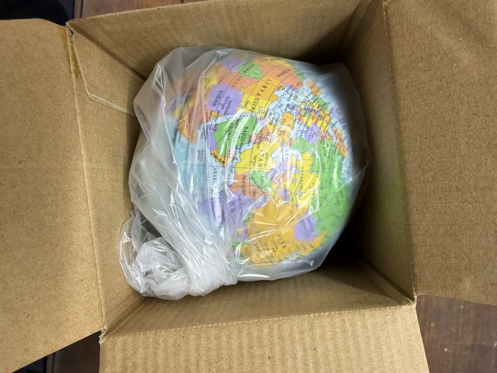 Lot of 24 School Specialty 12cm Globes with Magnifier NEW Classroom Geography