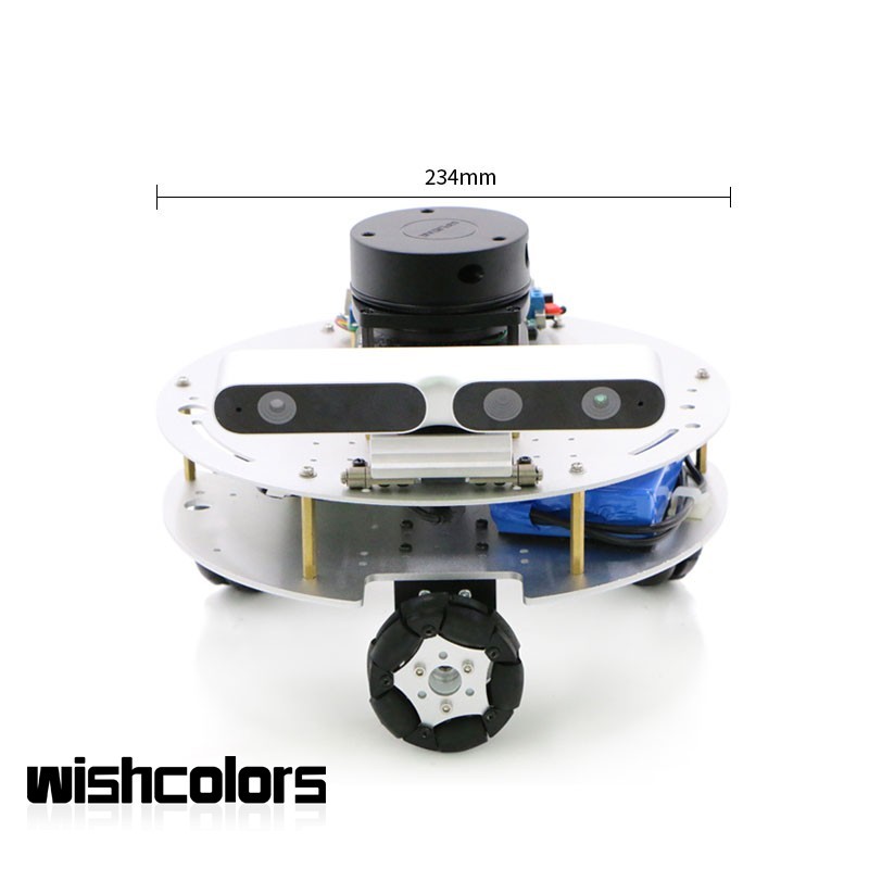 Omni Wheel ROS Car Robotic Three-wheeled car ROS Master For Jetson Nano A02 4GB