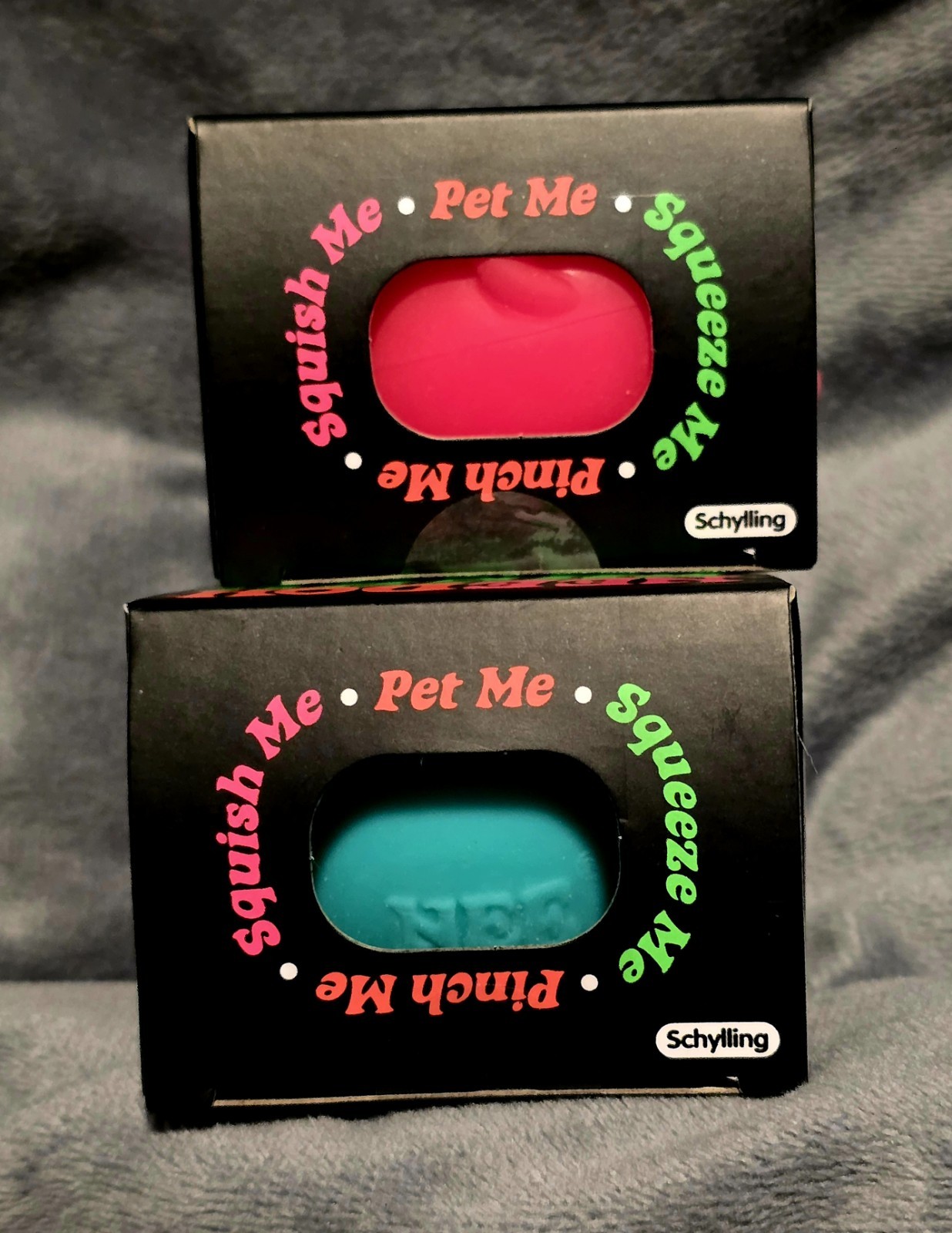 New Nee Doh Funky Pup* 2 pack (Pink And Teal) FAST SHIP