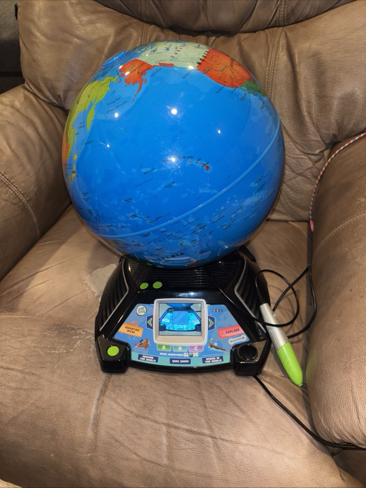 LeapFrog Magic Adventures Globe Interactive World Navigation Toy Fully Tested
