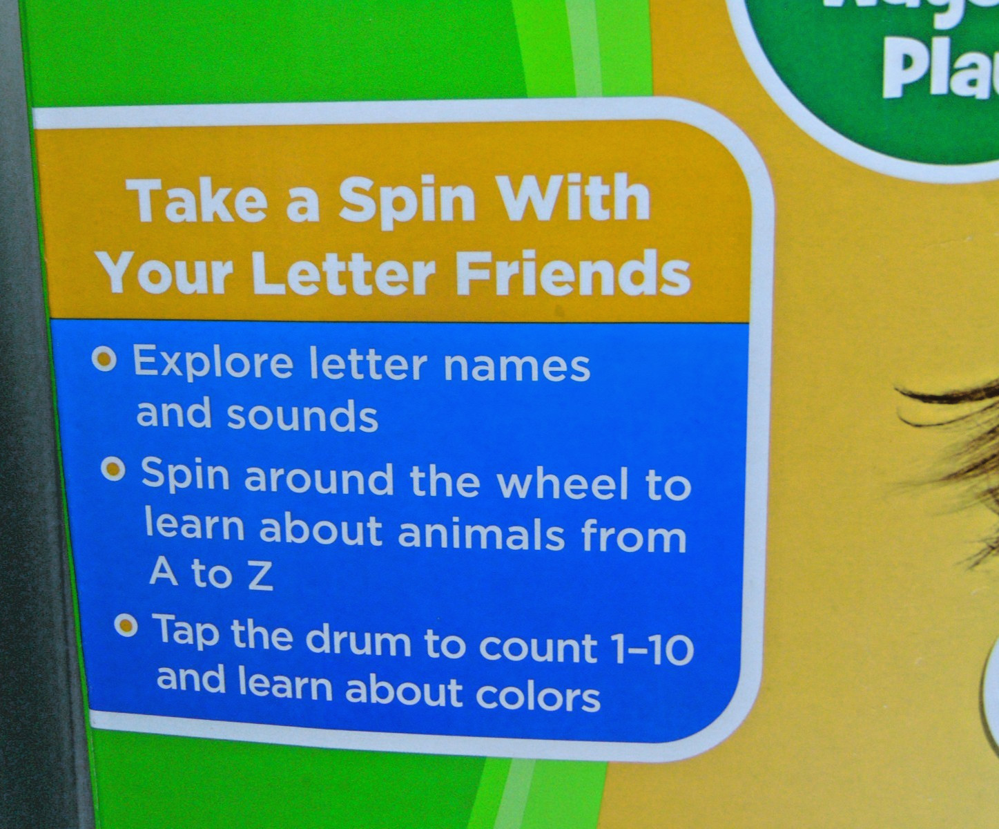 Leap Frog Letter-Go-Round, 2 ways to play