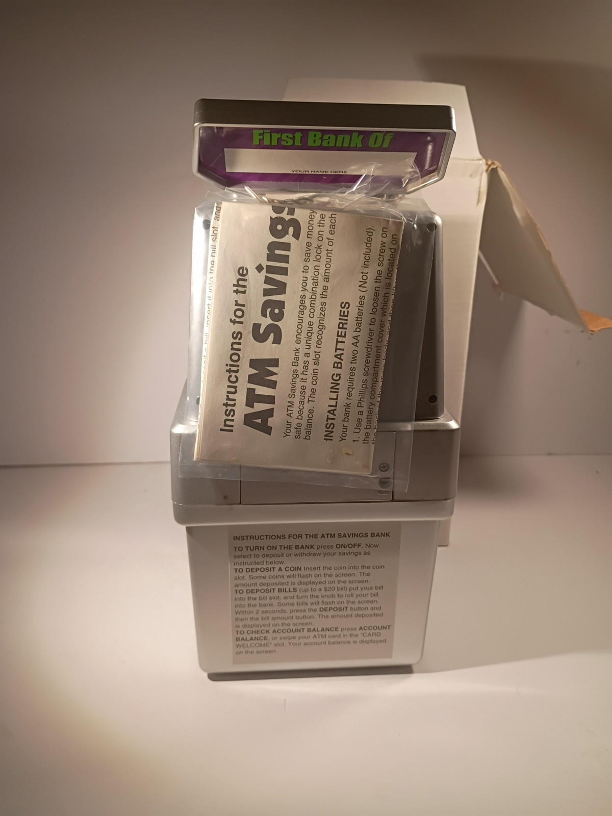 Collector Toy 2004 YoUniverse ATM Savings Bank Summit Learning Machine
