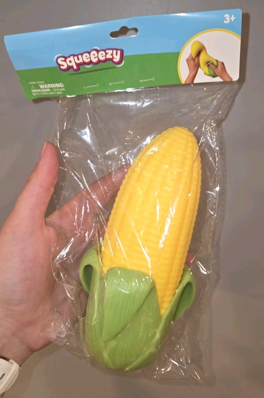 Sunny Days Squeezy Corn – Squishy Stress & Sensory Fidget – New Sealed!
