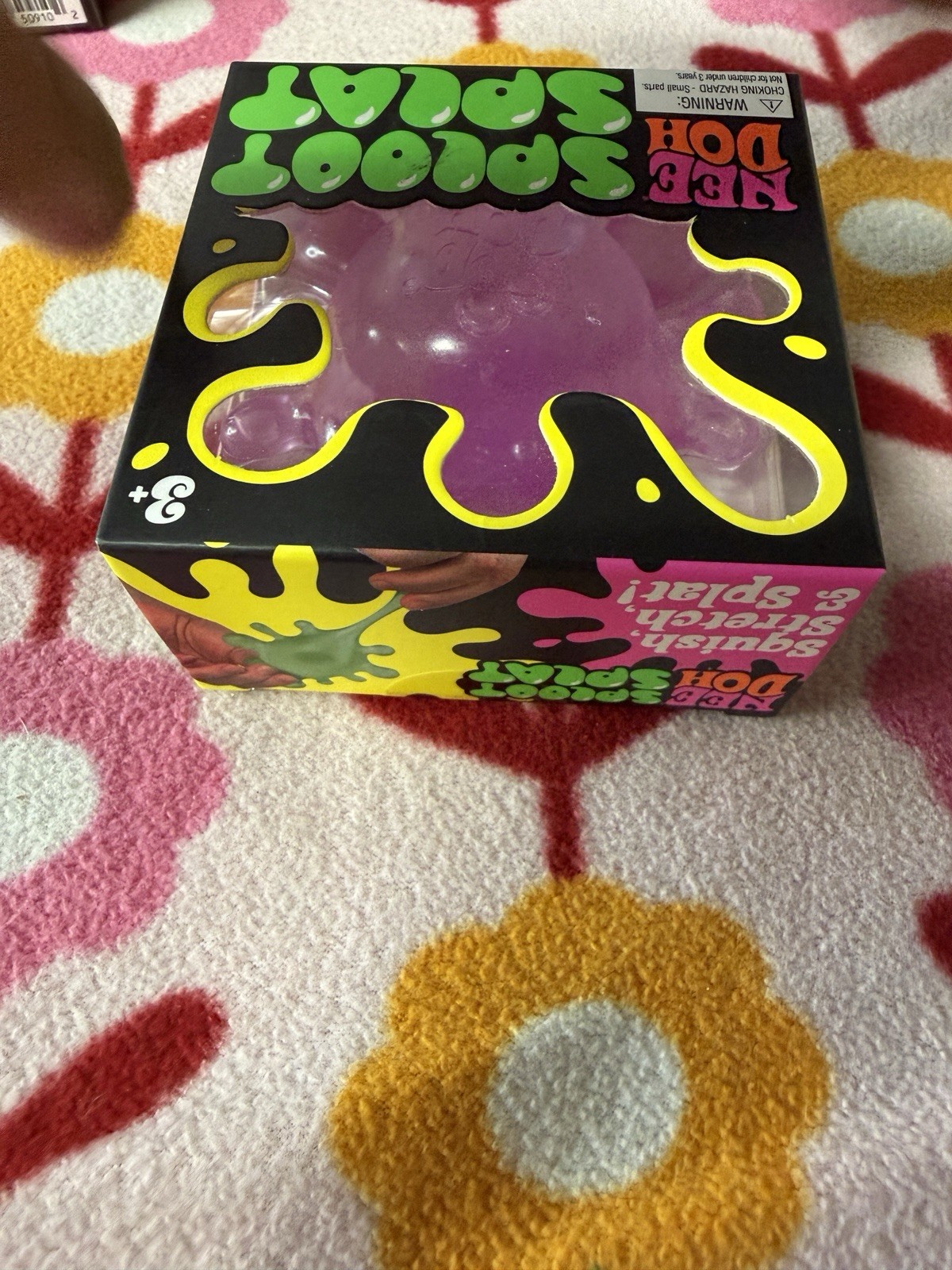 Purple NeeDoh 💜 SPLOOT SPLAT Nee Doh Splatter Fidget Squishy 🚚Free Delivery