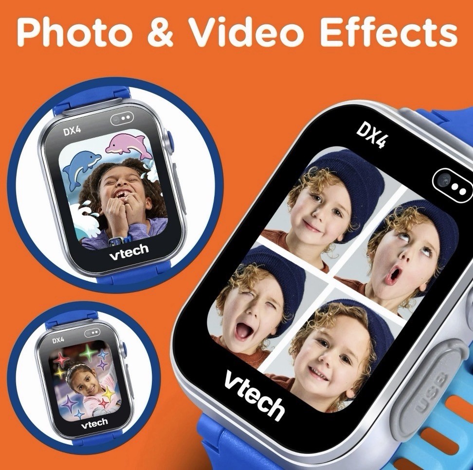🔥NEW🔥 VTech KidiZoom Smartwatch DX4 Plastic, Metal with Accessories, Baby Toys