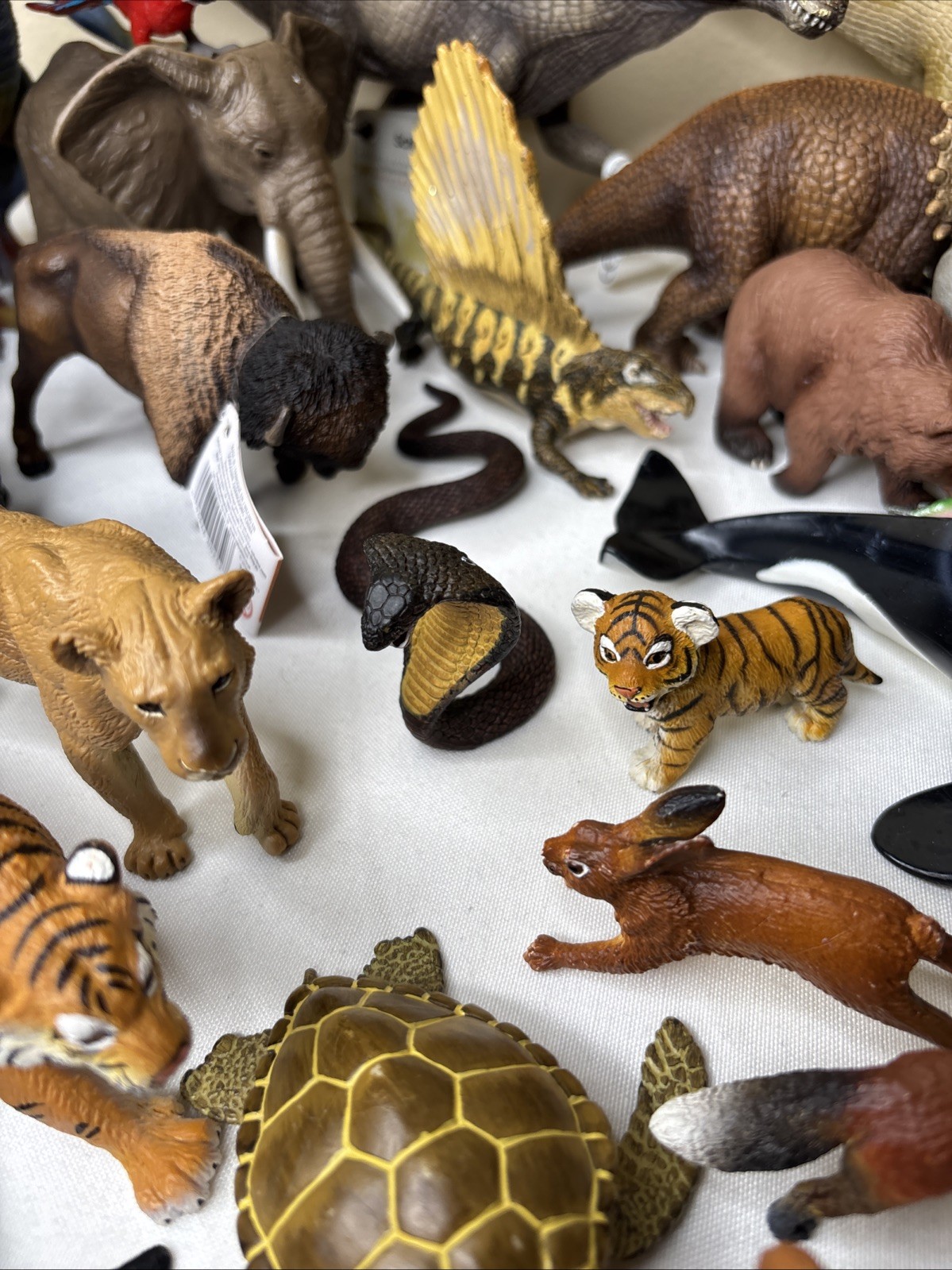 Lot of 88 Safari Ltd Schleich Dinosaur Forest Jungle Wildlife Collectible Models