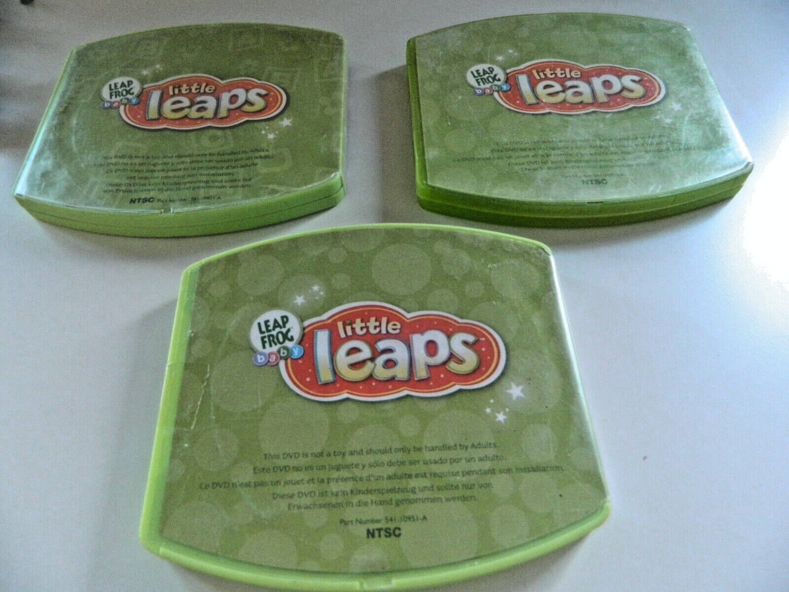 Lot Of 3 Leap frog baby little leaps. Say it Baby, Play &Move, Learning Steps