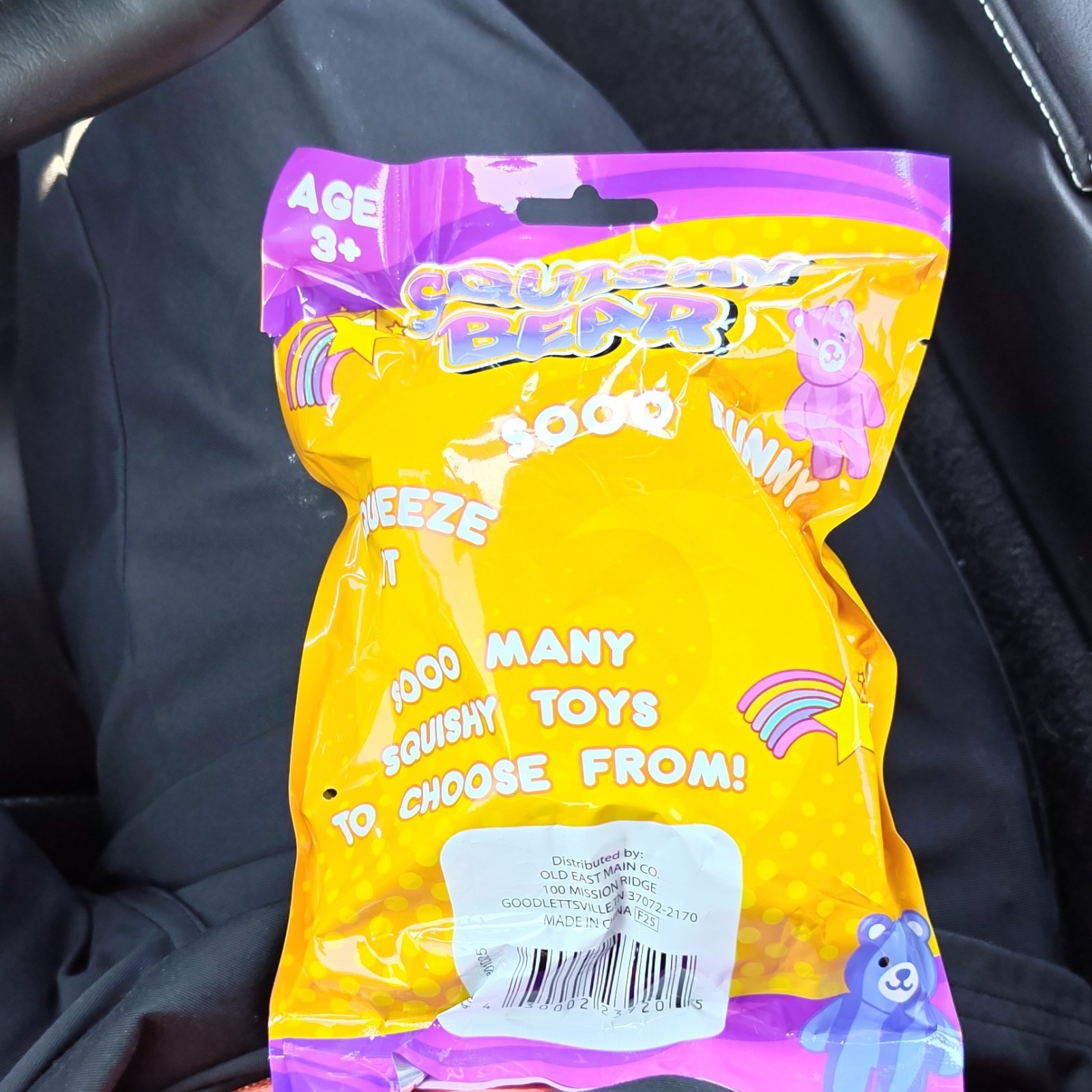 Squeezin Bear Bear Squeezable Stress Reliever Sensory Squeeze Toy Ages 3+