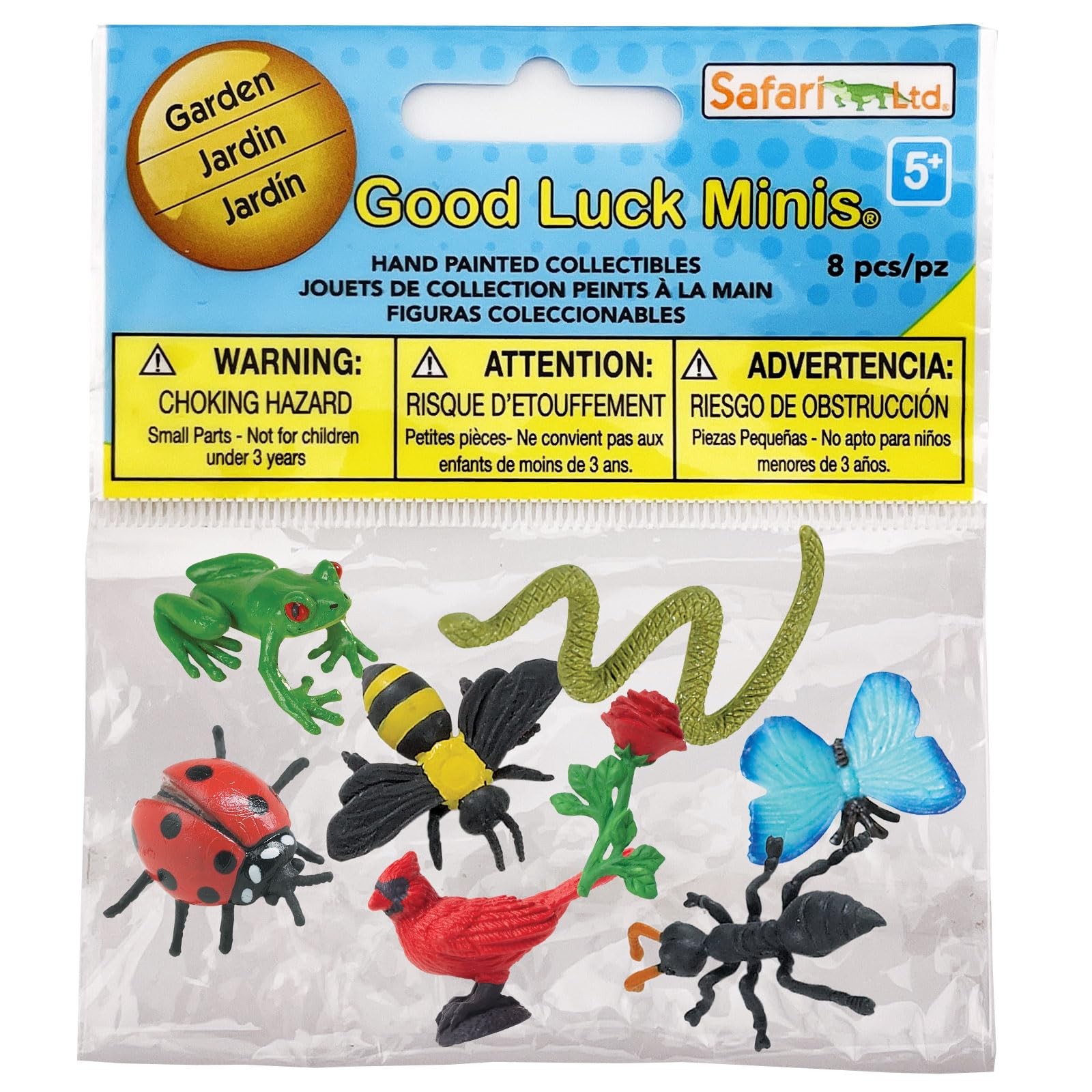 Safari Ltd. Garden 4 inches square (pack), grape-sized (figures), Multicolor