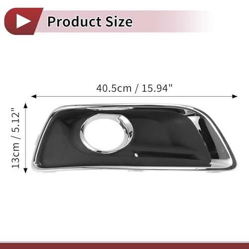 1 Pc Fog Light Grill for Chevy Malibu 2013-2014 Front Right Front Lower Bumper