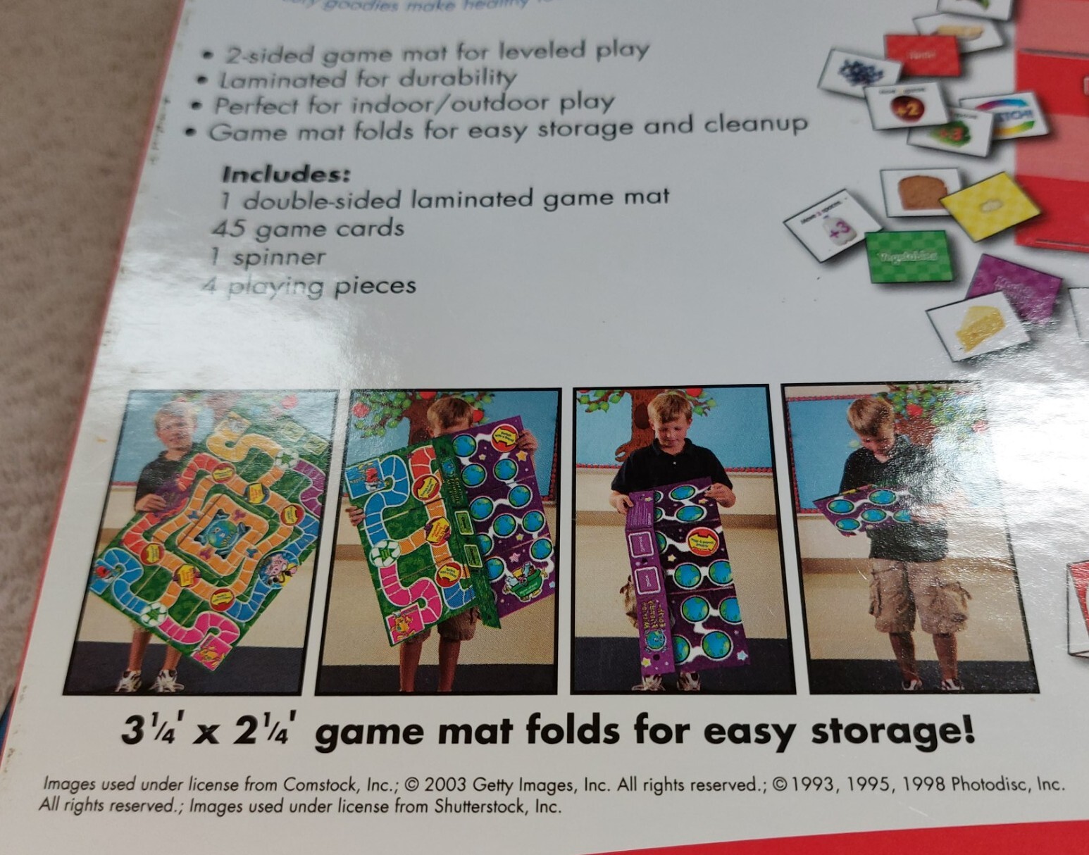 Carson Dellosa Center Solutions 2 Big Games Laminated Food Frenzy CD-140056