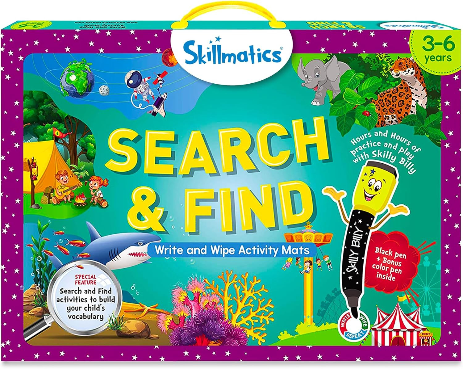 Skillmatics Search and Find Educational Game – Reusable Preschool Learning Activ